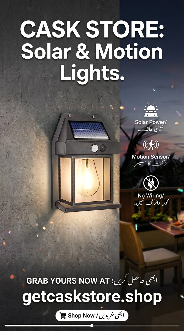 Solar Sensor Bulb Light | Outdoor Camping Light | Solar Powered Sensor Lamp