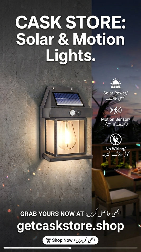 Solar Sensor Bulb Light | Outdoor Camping Light | Solar Powered Sensor Lamp
